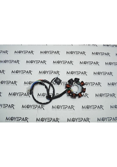 Gms4786 Scooter 50 Statör 8 Li Kalın Sargı 5 Kablo