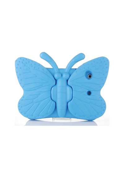 Ardemix Apple Uyumlu iPad  Pro 10.5 7.nesil Butterfly Standlı Tablet Kılıf-mavi Tablet Kılıfı