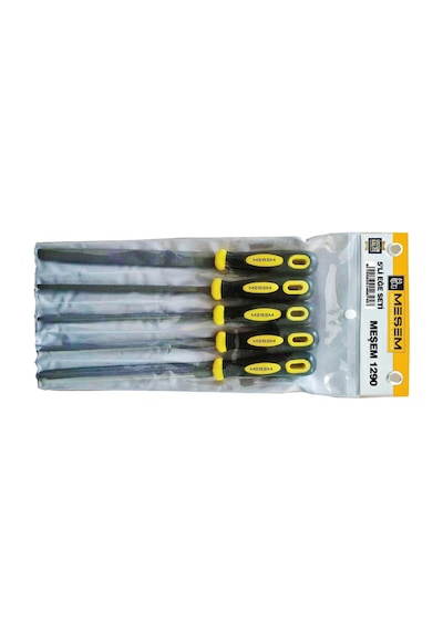 Yuvarlak Üçgen Balık 200 MM 5 Parça Eğe Seti 8