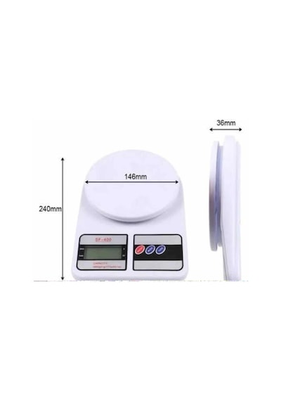 Mutfak Tartısı Dijital Göstergeli Hassas Tartı 10 Kg Kapasiteli Rekli 63732992