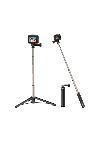 Akaso 60 Cm Uzatılabilir Selfie Çubuğu Ve Tripod Standı Aksiyon Kamera Aksesuarı Siyah