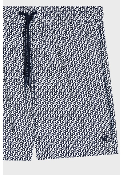 Emporio Armani Erkek Deniz Şortu Em000583 Af20439 F0026 Lacivert Beyaz