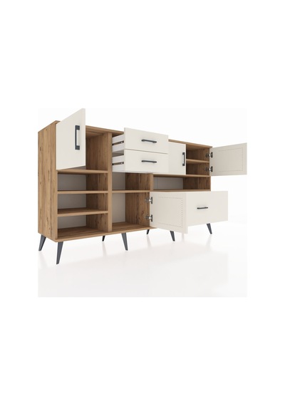 Hyperion Konsol 7 Raflı 3 Çekmeceli 4 Kapaklı 176x44x99 Çam-aytaş Çam-aytaşı Hyperion Konsol 7 Raflı 3 Çekmeceli 4 Kapaklı 176x44x99 Çam-aytaş Çam-aytaşı