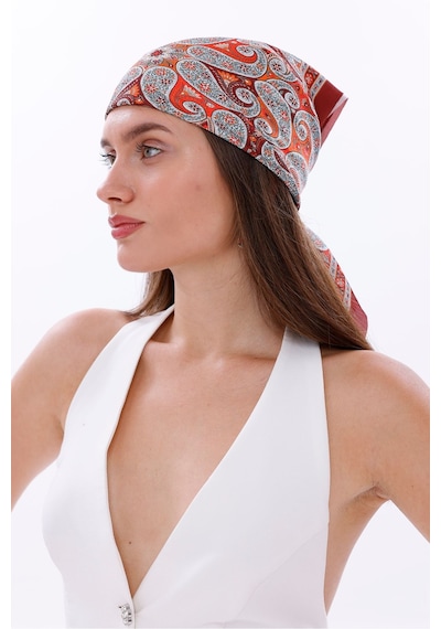 Doğu Esintisi Model Fular Bandana Şal Estascarf 70x70 Cm Renkli