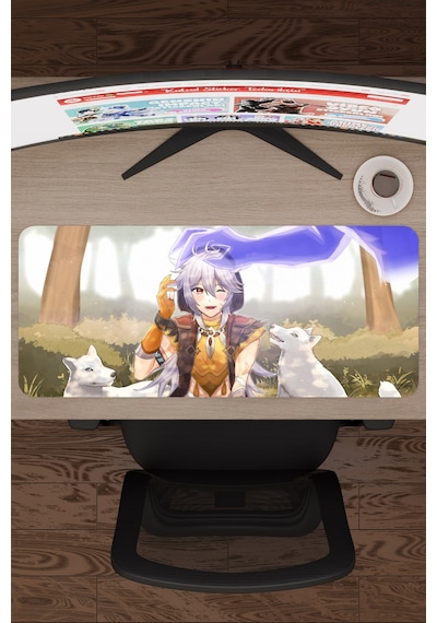 Razor Genshin Impact Anime Oyuncu V1 - 70x30 Xl Gaming Mouse Pad Fare Altlığı