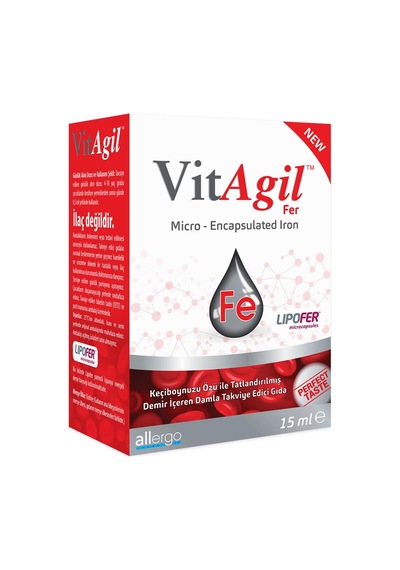 Allergo Vitagil Fer Demir Damla 15 Ml