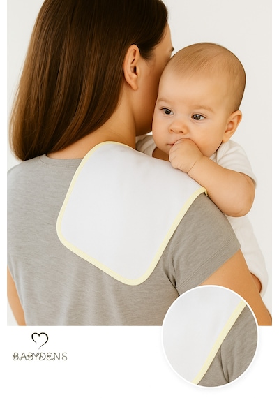 Babyden's Unisex 10'lu Yenidoğan ve Bebek Emzirme ve Ağız Bezi %100 Pamuk 20x20 CM Yumuşak Renkli Mendil 10'lu Set