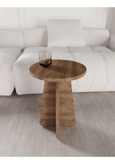Mush 3lü Zigon Sehpa Ceviz - Tamamı Mdf