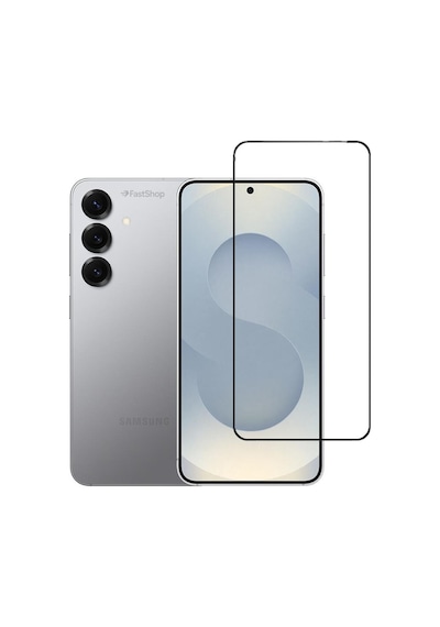 Samsung Galaxy S25 Uyumlu Tam Kaplayan Darbeye Dayanıklı Kırılmaz Cam Seramik Ekran Koruyucu