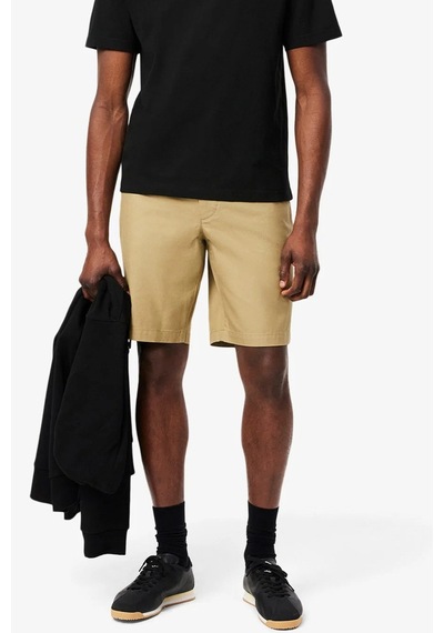 Lacoste Men's Regular Fit Cotton Bermuda Shorts Erkek Cepli Bermuda Şort Bej
