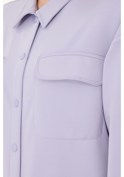 U.s. Polo Assn. Kadın Lila Gömlek Örme 50292455-vr034 Lila