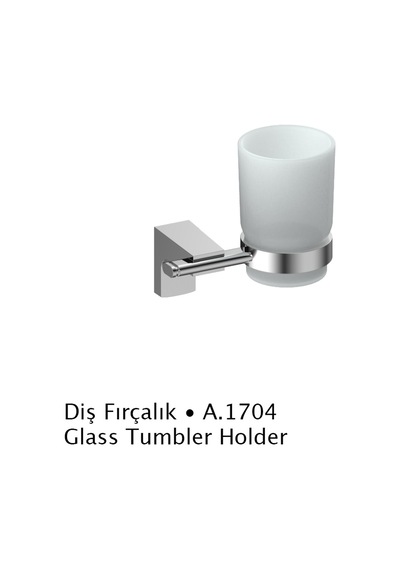 Duxxa F1 Diş Fırçalık Krom Gri