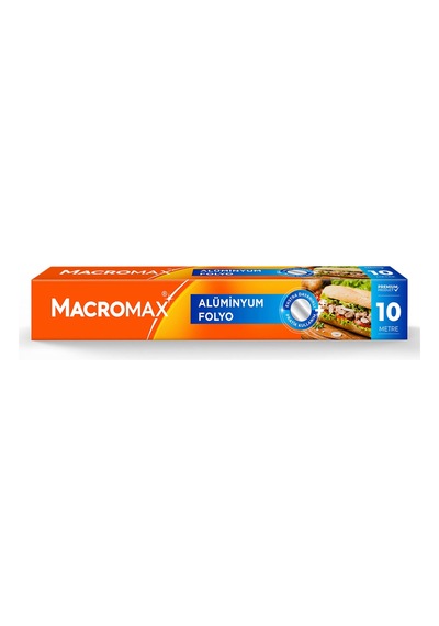 5 Adet Macromax Alüminyum Folyo 10 M