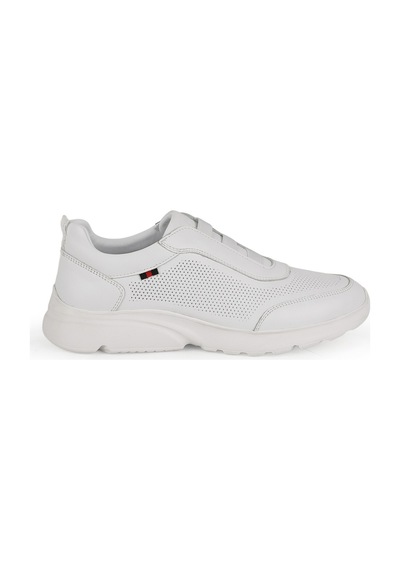 Libero Erkek Sneaker Ayakkabı Hakiki Deri Antik Slip-on Bağcıksız Delikli Hafif Kalın Eva Taban L6002 Beyaz Libero Erkek Sneaker Ayakkabı Hakiki Deri Antik Slip-on Bağcıksız Delikli Hafif Kalın Eva Taban L6002 Beyaz