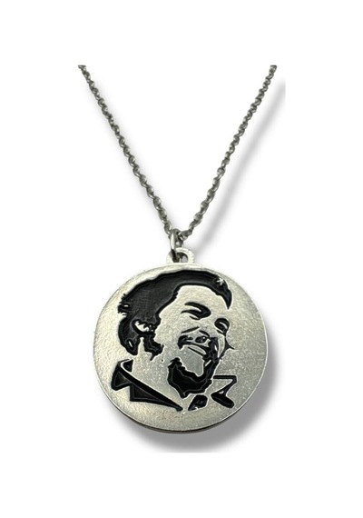Che Guevara Figürlü Unisex Kolye Özgürlük, Cesaret Ve Devrim Ruhu Tasarımı Çok renkli