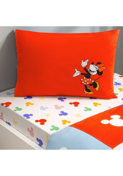 Taç Lisanslı Disney Mnnie & Mickey Tek Kişilik Pamuk Nevresim Takımı 000000001000050292 Çok Renkli