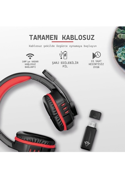Gxt 390 Juga Kablosuz Kulaküstü Gamer Kulaklık