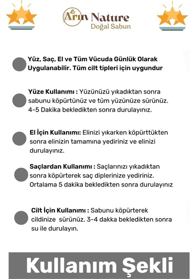 Kilsabunu %100 Doğal Güzel Kokulu El Yüz Saç Vücut Orijinal Bitkisel Kil Sabunu 120g - 1 Adet Karışık