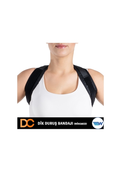 Dik Duruş Bandajı Siyah