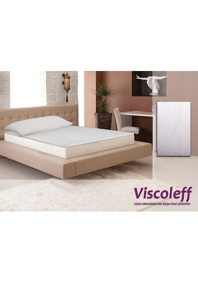 Viscoleff Tek Kişilik Visco Yatak Tüm Ölçüler*18 Cm