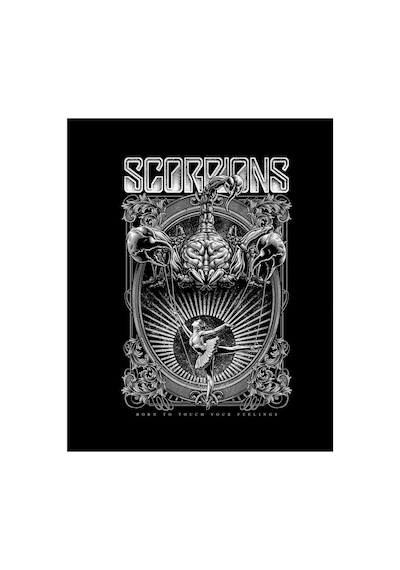 Zepplin Giyim Scorpions Born To Touch Your Feelings Siyah Büyük Sırt Patch Yama