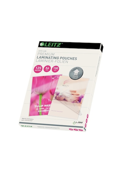 Leitz 7481 A-4 Laminasyon Filmi 125 Micron 100'lü