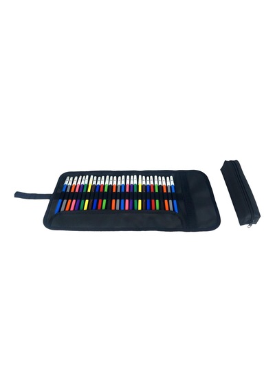 Skaer Apex Spiral Lastikli Sanatsal Kalemlik Desenli Spr-99 Çok Renkli