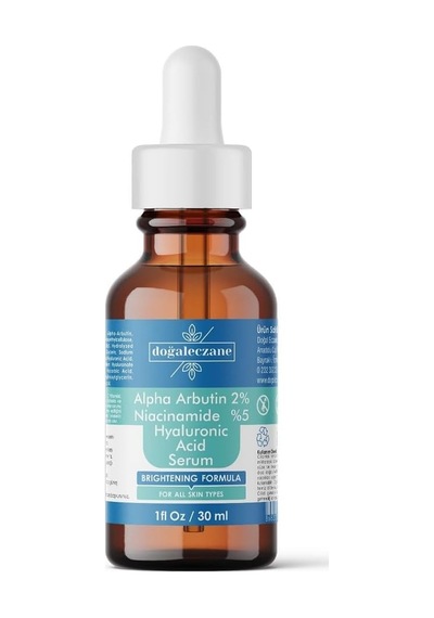 Doğal Eczane Lekeli Ciltler İçin Aydınlatıcı Yüz Serumu Niacinakarın Bölgesi 5% + Alpha Arbutin 2% Hyaluronic A