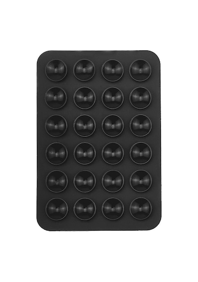 Lexroo Kare Öpücüklü 03 Çift Taraflı Silikon Tutucu 5,50cm X 8cm - Açık Gri