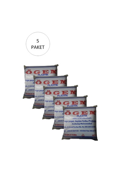 Bakkaliye Naylon Torba Yarımlık 14x27 Cm 1 Kg 5 Paket Takriben 1,800 Adet