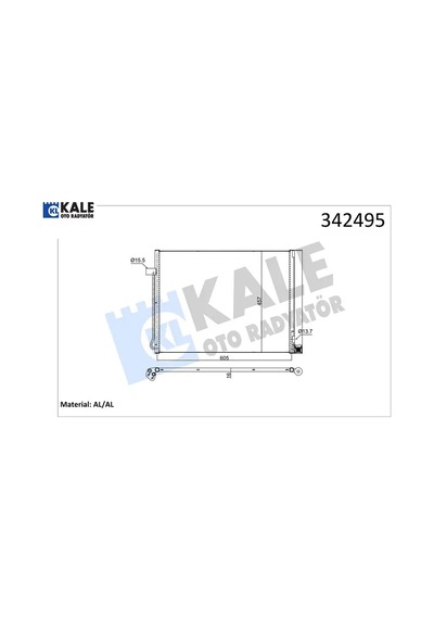 Klıma Radyatoru Bmw E70 F15 E71 F16 Kale Radyatör 64509239992/ 64536972553