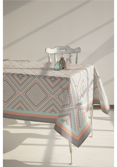 Ays Home Mint Etnik Desen Yemek Masası Örtüsü