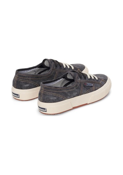 Superga 2750 Cotton Denim Destroyed Unisex Beyaz Sneaker
