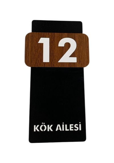 Kişiye Özel Kapı Süsü Numaralık Aile İsmi Ve Hoş Geldiniz Yazılı Dekoratif Ev Hediyesi