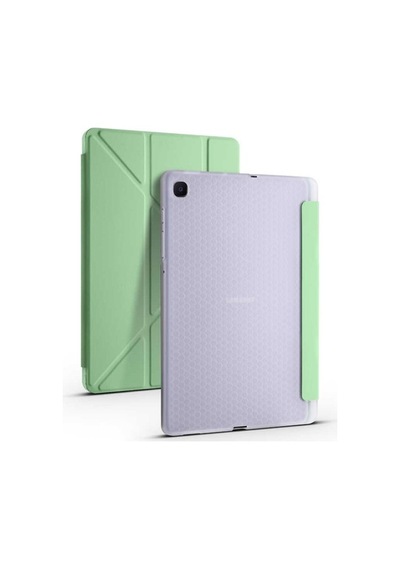 Galaxy Uyumlu Tab S6 Lite P610 Kılıf Zore Tri Folding Smart With Pen Sta