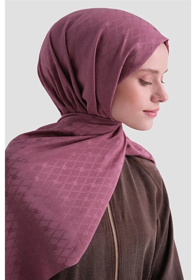 Armine Elegance Pamuk - İpek Şal P3001 Gül Kurusu