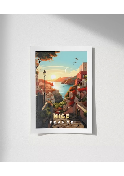 Çerçevesiz Poster Fransa'nın Akdeniz İncisi