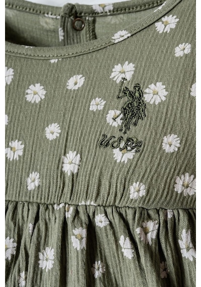 U.S. Polo Assn. U.s. Polo Assn Kız Bebek Elbise Yeşil-2271 Yeşil