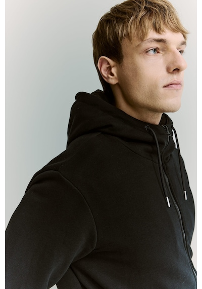 Defacto Şişirilebilir Boyun Yastıklı Fermuarlı Sweatshirt H8716ax26aubk81 Siyah-bk81