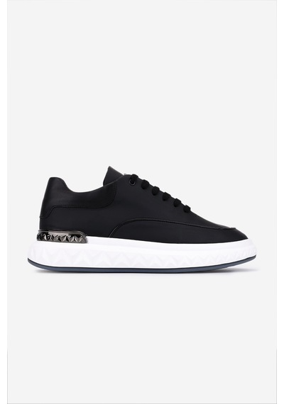 Valmenti Erkek Hakiki Deri Siyah Sneakers & Spor Ayakkabı 1093 3455 Erk Ayk Y26 Sıyah Mt