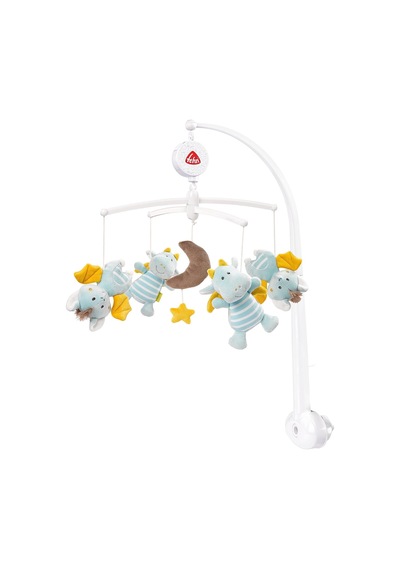Müzik Mobil Küçük Kale - Sevimli Hayvanlarla Bebek Uyku Yardımı - Bebek Mobil Müzik Kutusu Melodi - 0-5 Ay Arası Bebekler İçin Bebek Yatağı Oyuncak
