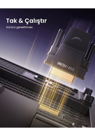 Ugreen Dvı To Hdmı Dönüştürücü Adaptör, 20124