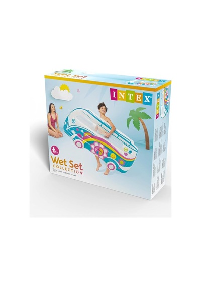 Intex 58728 Harika Minibüs Yatak 178 Cm, Su Sporları, Plaj Malzem Çok Renkli