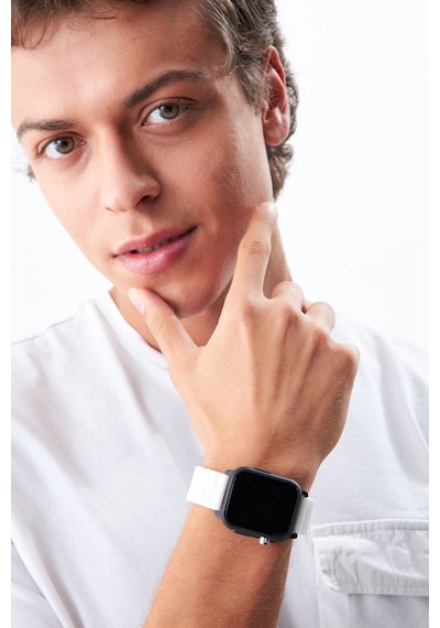 Aqua Di Polo 1987 Unisex Siyah Silikon Dijital Led Kol Saati Apwr033305