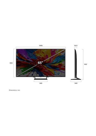 LG 65QNED93A6A 65 '' 4K Ultra HD webOS MiniLED TV