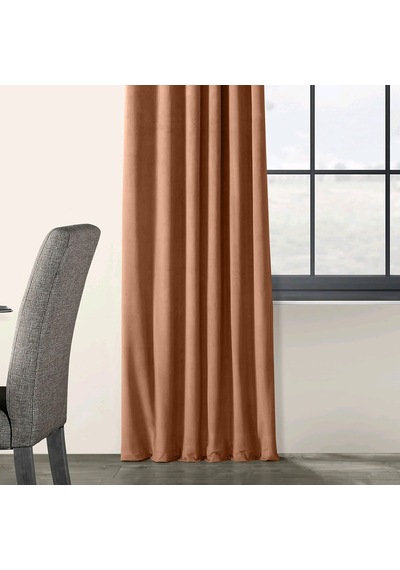 Evdepo Home Blackout Karartma Fon Perde Camel