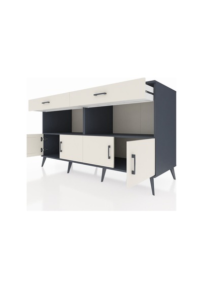 Kronos Konsol 2 Raflı 2 Çekmeceli 4 Kapaklı 176x59x99 Antrasit-aytaşı Aytası/aytası - Antrasıt Kronos Konsol 2 Raflı 2 Çekmeceli 4 Kapaklı 176x59x99 Antrasit-aytaşı Aytası/aytası - Antrasıt