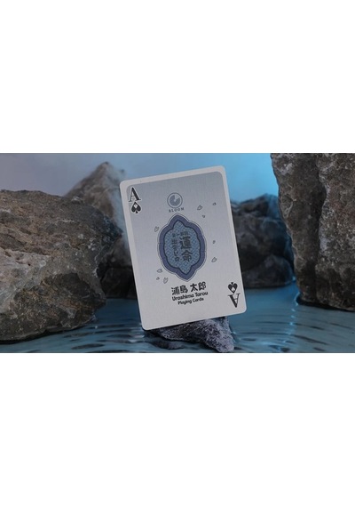 Urashima Tarou Blue Origami Premium Oyun Kağıdı Kartı İskambil Kartları Destesi