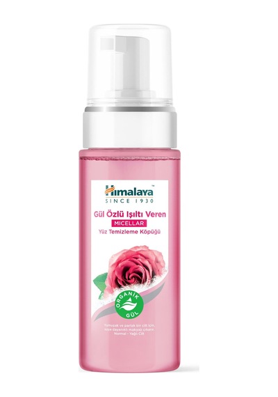 3 Adet Himalaya Gül Özlü Işıltı Veren Yüz Temizleyici Köpük 150ml