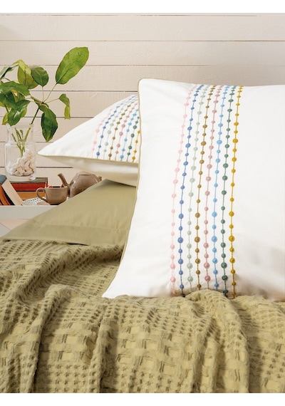 Cotton Box Cb Aura Pebble Tk Pıke Takımı+fıtted Carsaf Hardal Hardal